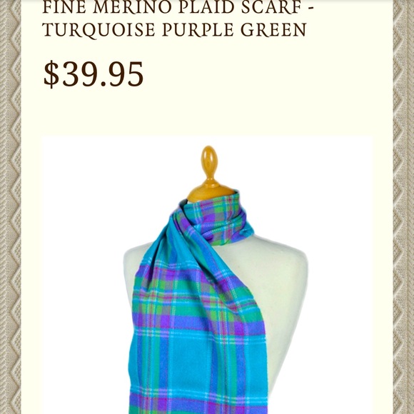 ๐๐ *ARAN SWEATER MARKET* 100% Fine Merino Wool Scarf. Made in Ireland. - Picture 2 of 6